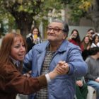 Hugo López baila en La Colifata