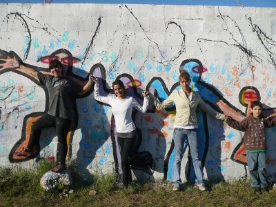 Un mural por Penélope y la paz