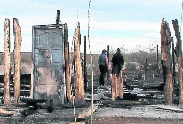 casas mapuches incendiadas