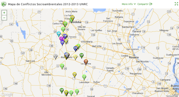 Decí Mu y el mapa de los conflictos socioambientales