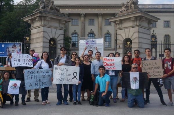 Contra la represión a los maestros en Oaxaca
