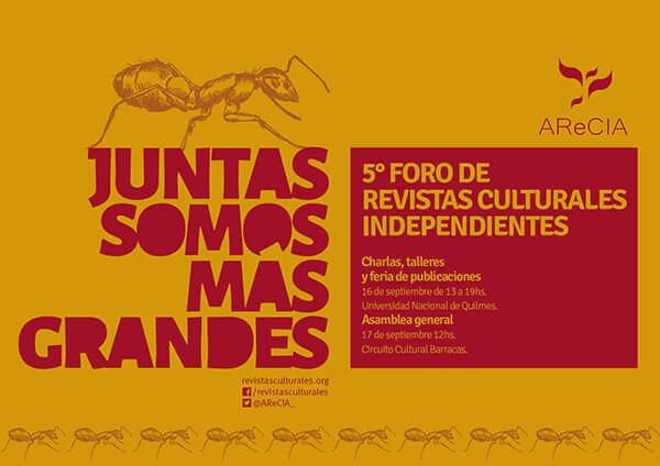 Foro y Fiesta: Arecia se organiza en la fiesta de la edición independiente