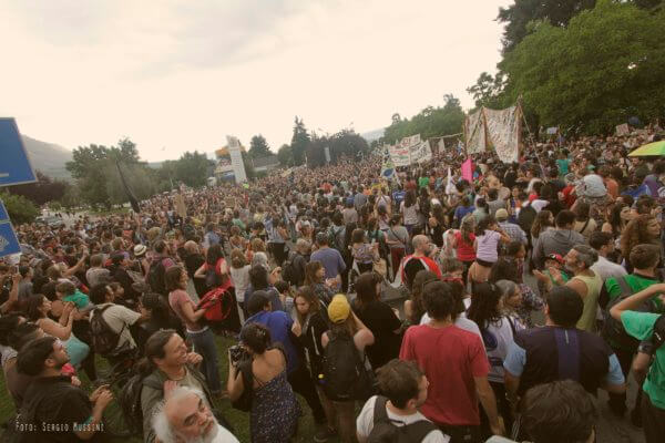 No es No: histórica marcha en El Bolsón