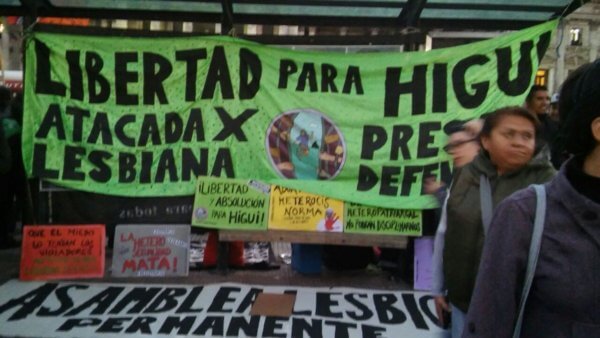 #LibertadParaHigui: atacada por lesbiana, presa por defenderse