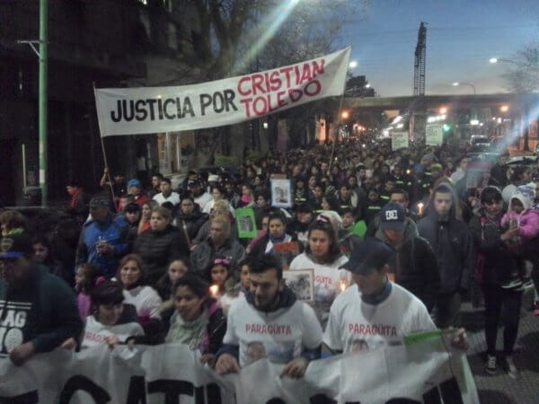 Gatillo fácil de Cristian Toledo: una marcha para exigir justicia y parar a la policía