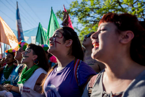 #ENMChaco 35 cuadras de alegría feminista: día dos