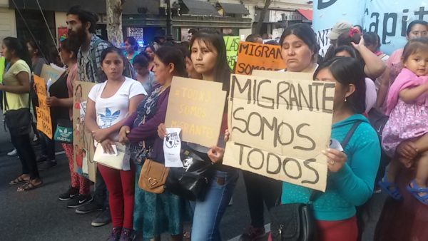 #Migrantazo contra el DNU y la discriminación