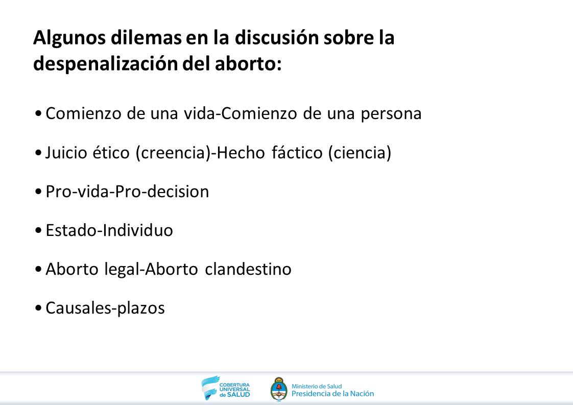 El informe completo que mostró el Ministro de Salud en el Congreso a favor del #AbortoLegal