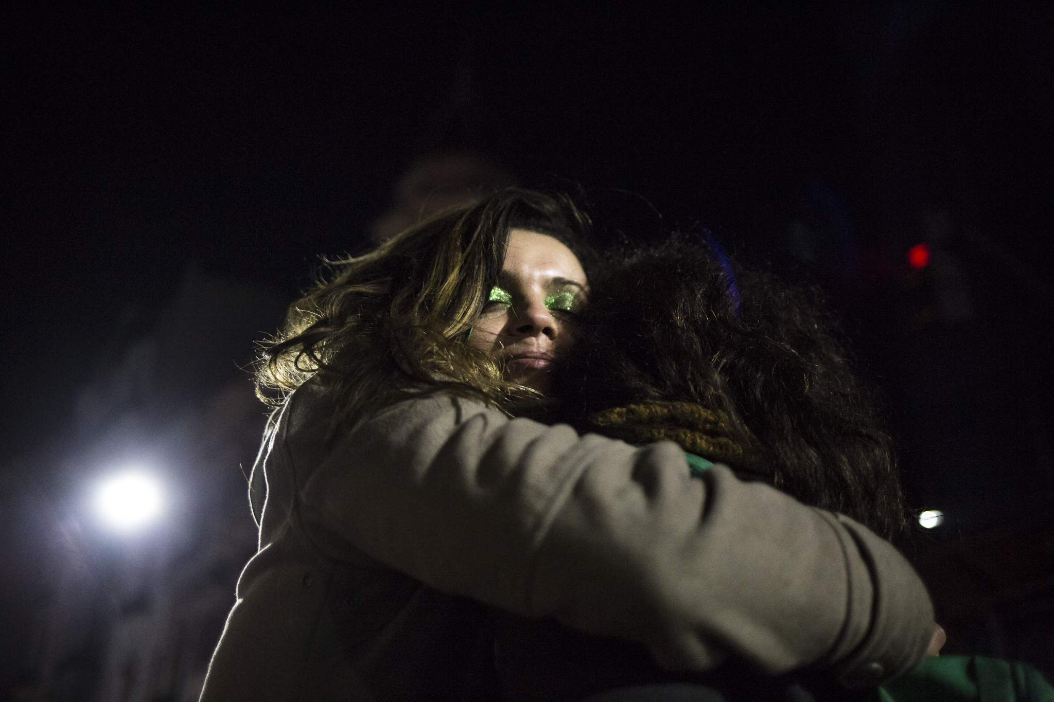 La noche verde: 10 fotos de la vigilia en el Congreso por el #AbortoLegal