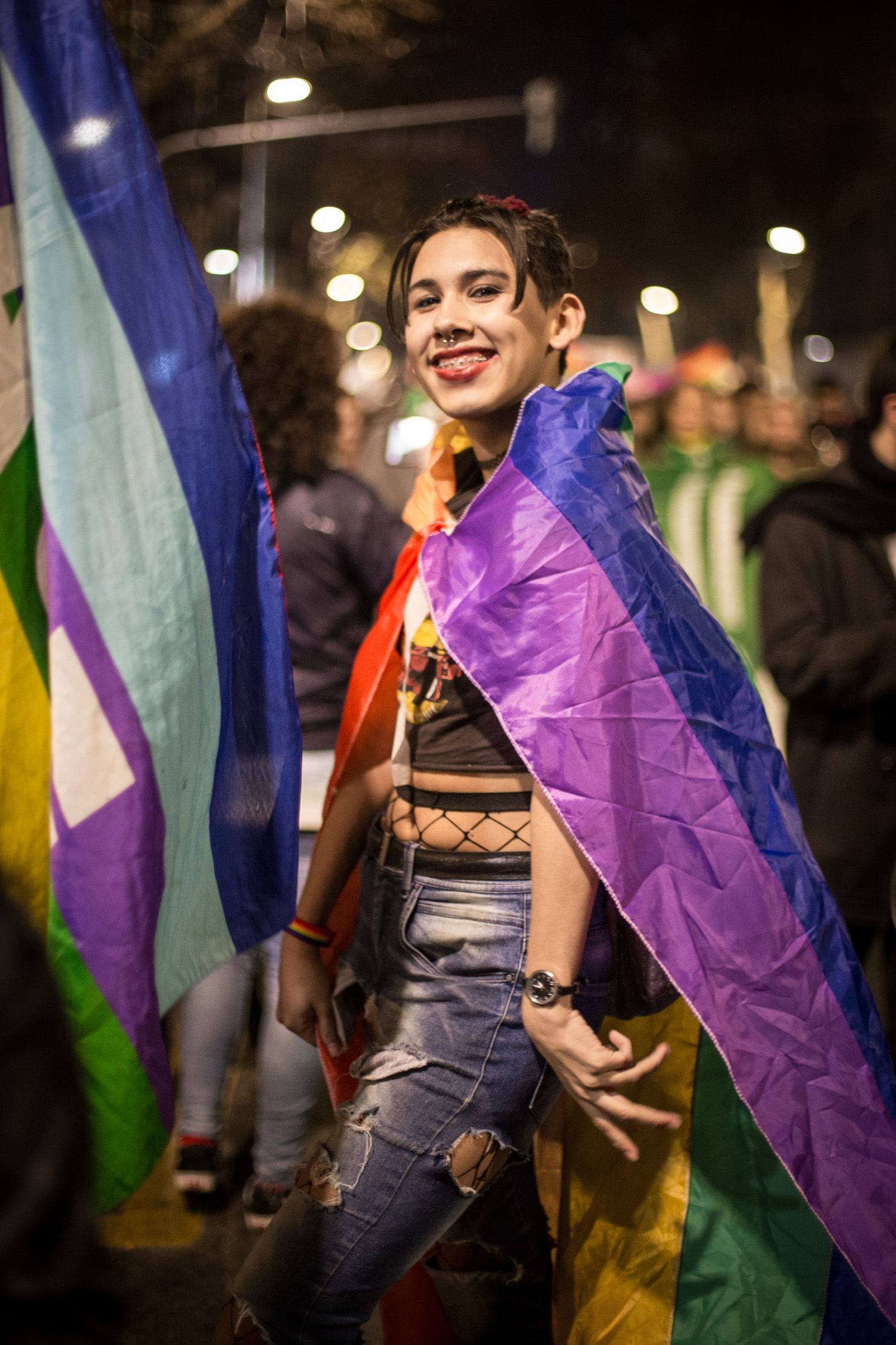 El grito cada vez más fuerte: marcha y abrazo contra los travesticidios y transfemicidios