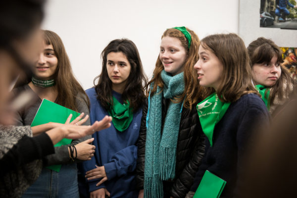 Generación verde: estudiantes secundarias por #AbortoLegalYa!