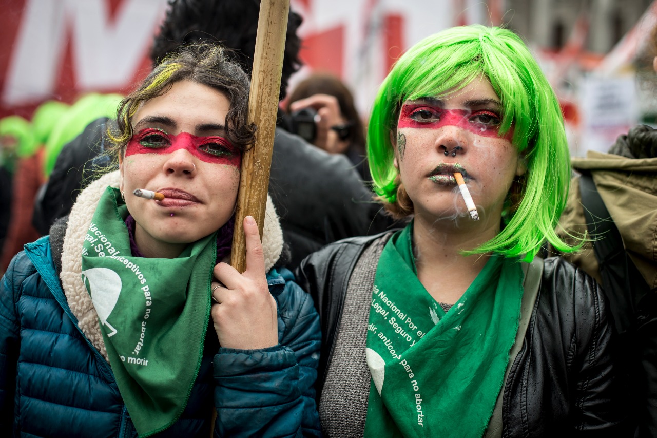 La revolución verde: la calle a todo ritmo por el #AbortoLegal