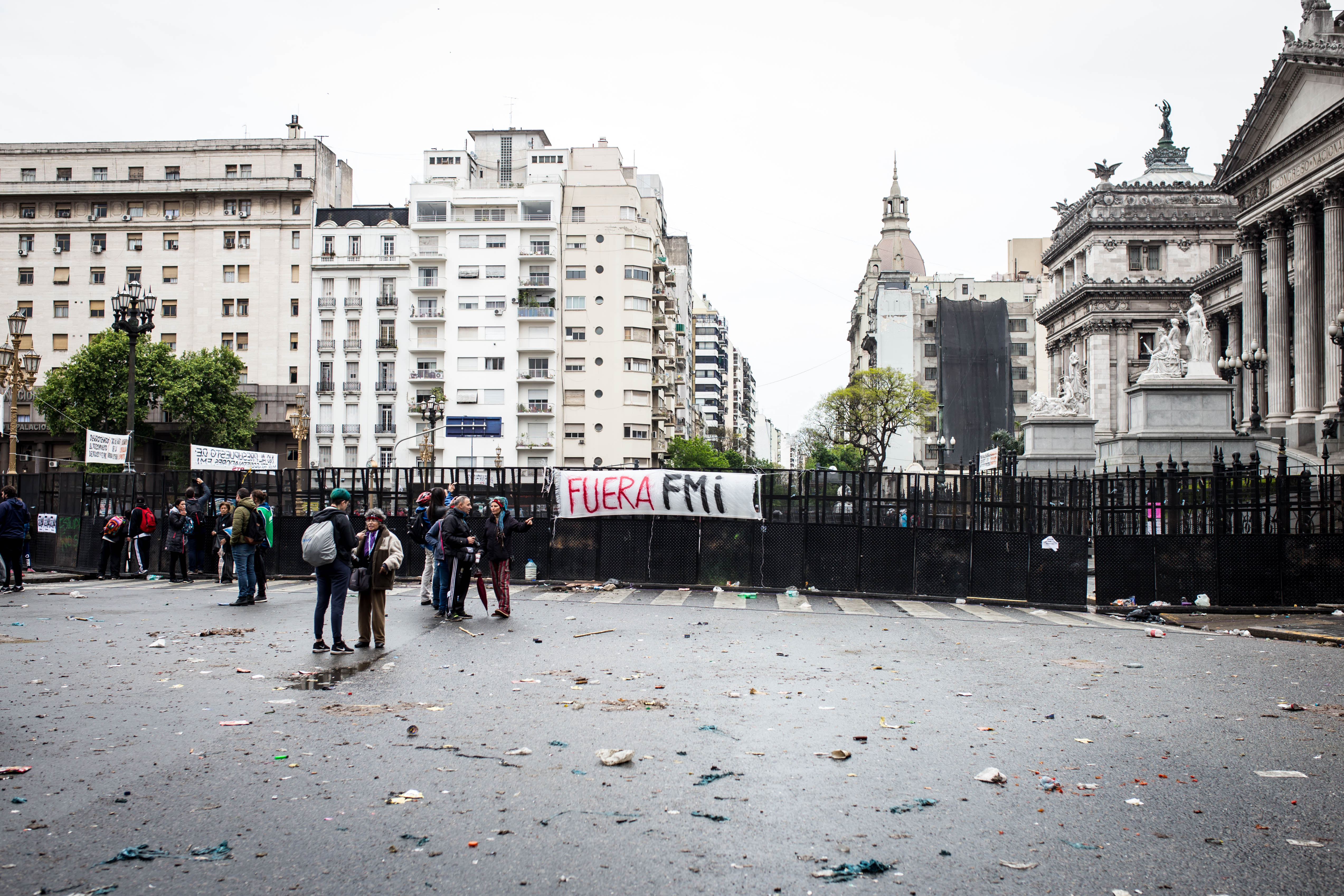 La sociedad contra el FMI: imágenes de la protesta que gritó #NoAlPresupuesto