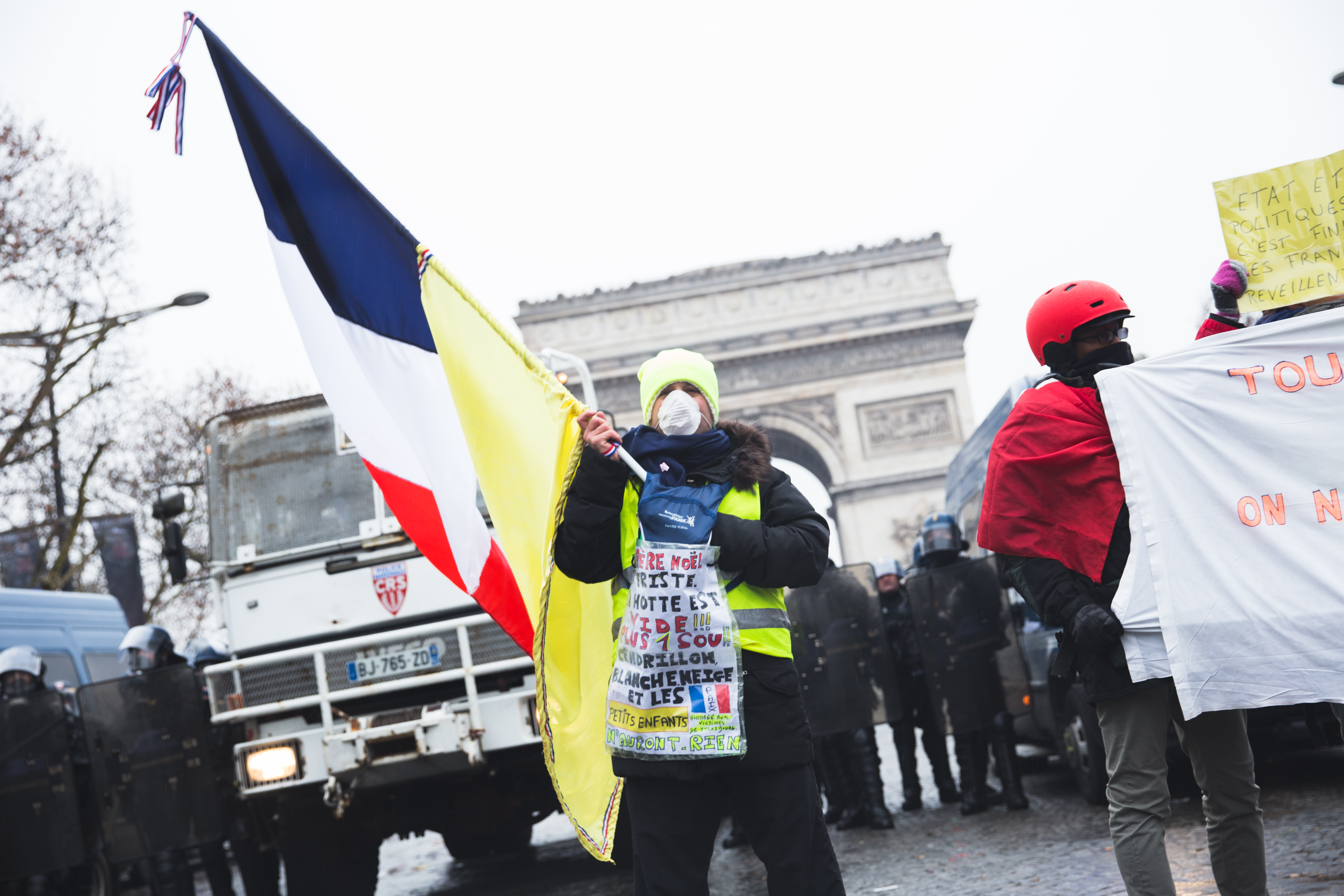 En la piel de un gilet jaune