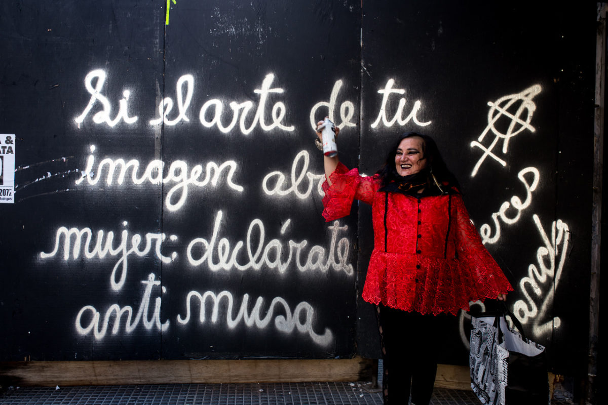 María Galindo inauguró la Sala Walsh: «La creatividad es la habilidad para desobedecer»