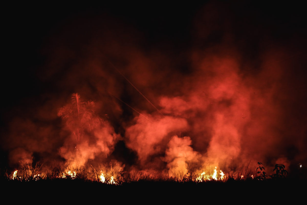 #MuEnAmazonas: la noche en llamas