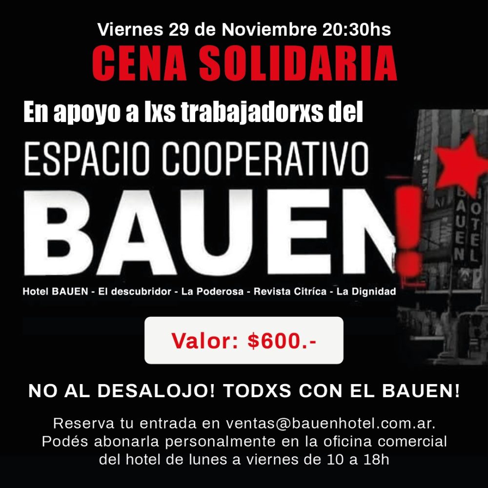 Eva Lossada, presidenta de la Cooperativa del Bauen, ante una nueva amenaza de desalojo: “Queremos trabajar en paz y dignamente”