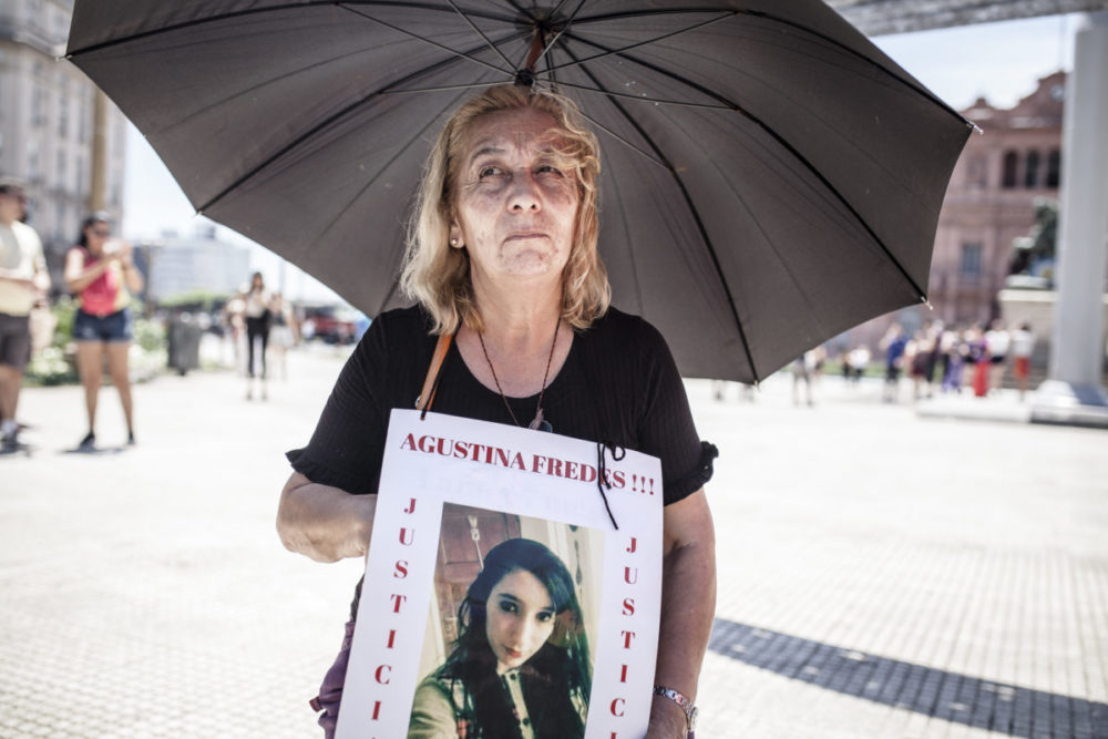Estado femicida nunca más: primera acción pública de Familiares Sobrevivientes de Femicidios
