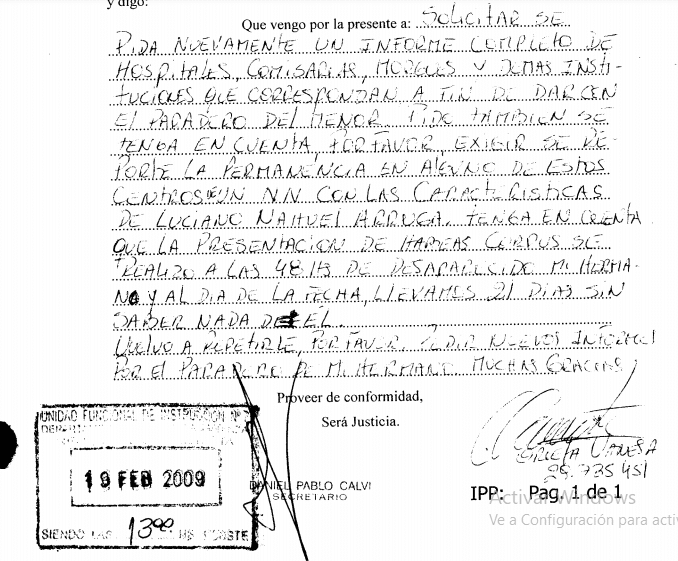 12 años sin Luciano: un jury a tres magistrados, una fianza de 250 mil pesos y cómo el Estado sigue hostigando a la familia